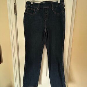 Chico's Pull-on Straight Leg Jeans - Size 8